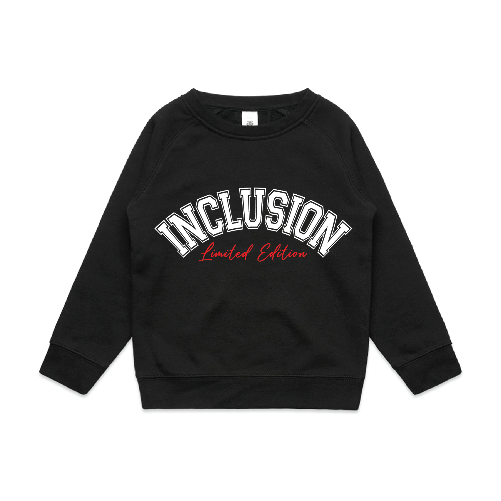 "Inclusion. Limited Edition" Kids & Youth Crew Sweatshirt