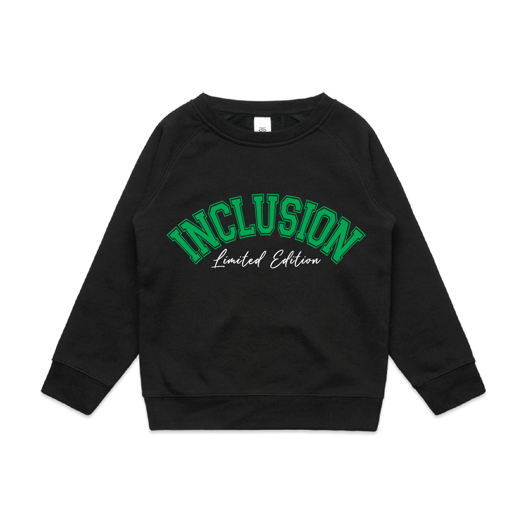 "Inclusion. Limited Edition" Kids & Youth Crew Sweatshirt