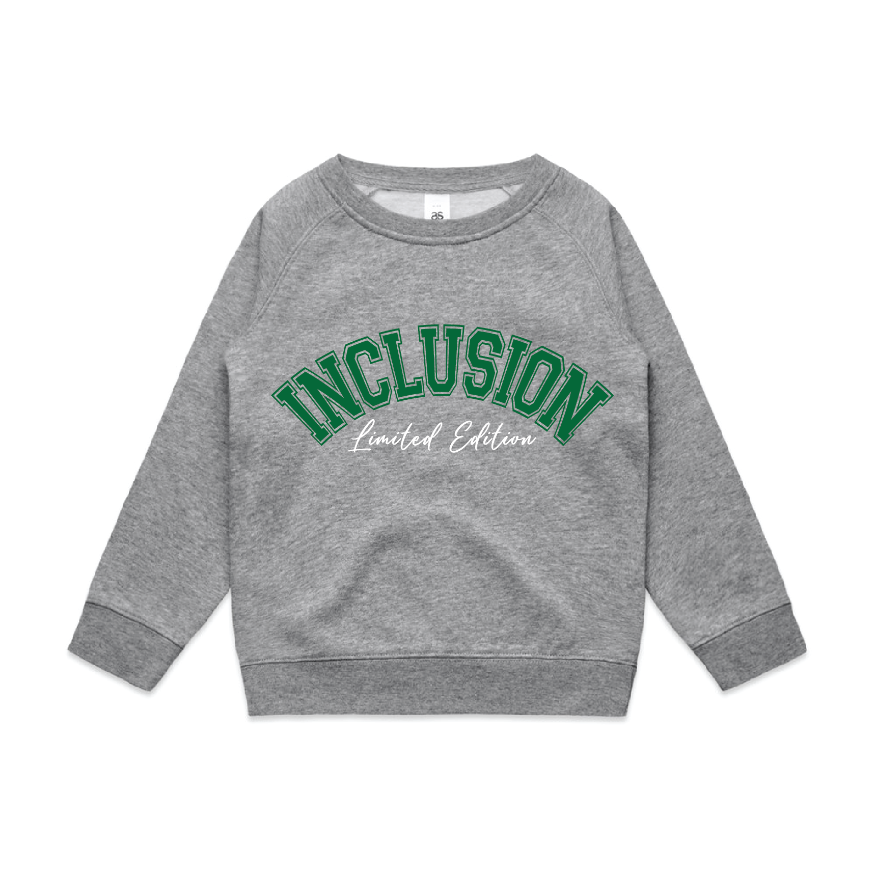 "Inclusion. Limited Edition" Kids & Youth Crew Sweatshirt