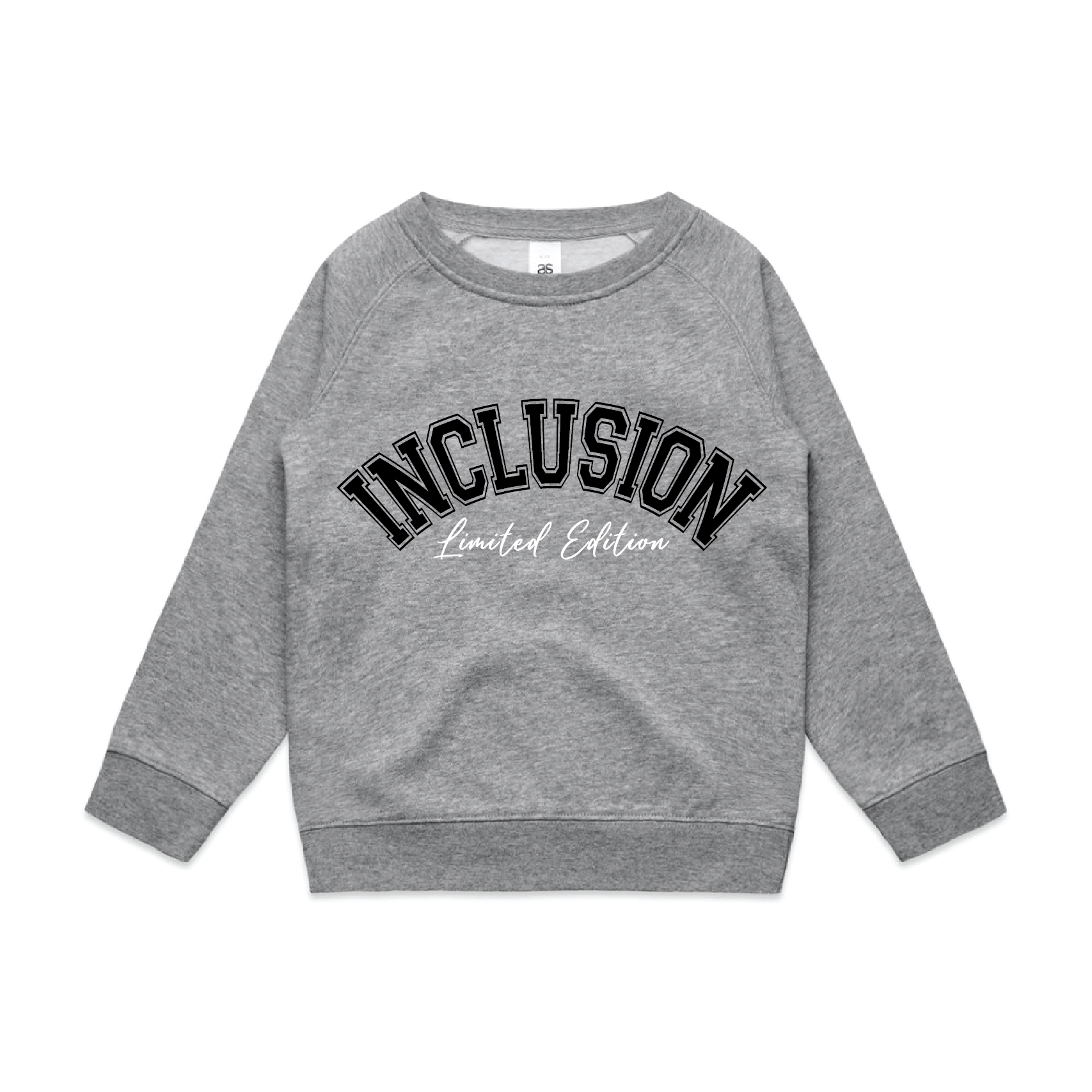 "Inclusion. Limited Edition" Kids & Youth Crew Sweatshirt