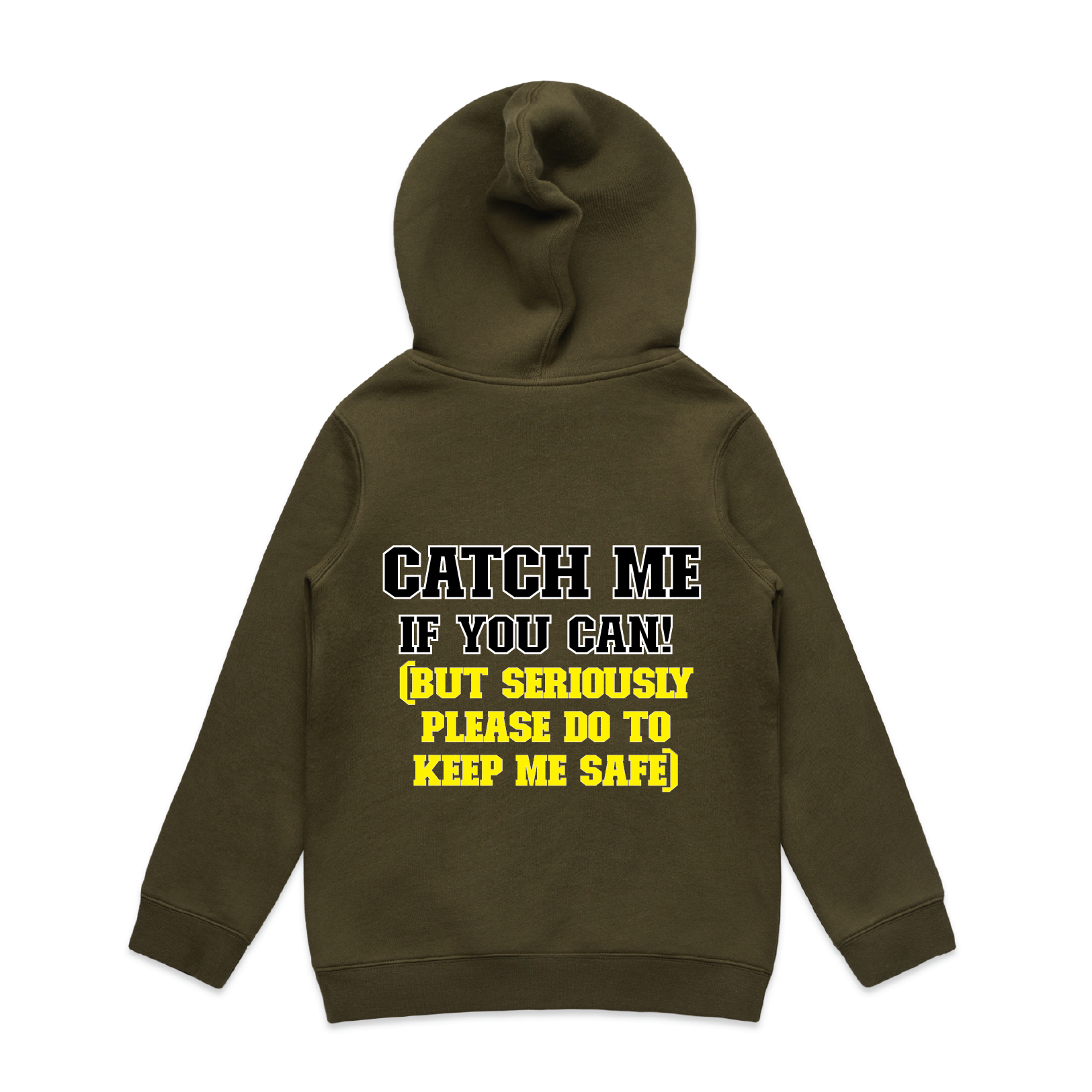 "Catch Me If You Can" Kids & Youth Safety Hoodie