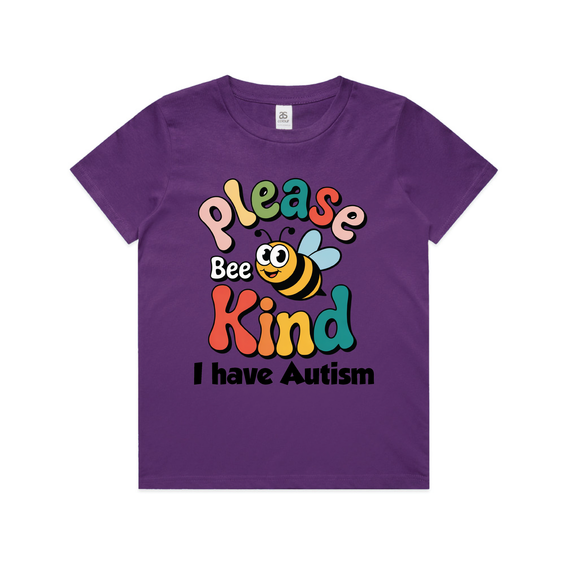 "Please Bee Kind. I Have Autism" Kids & Youth Tee