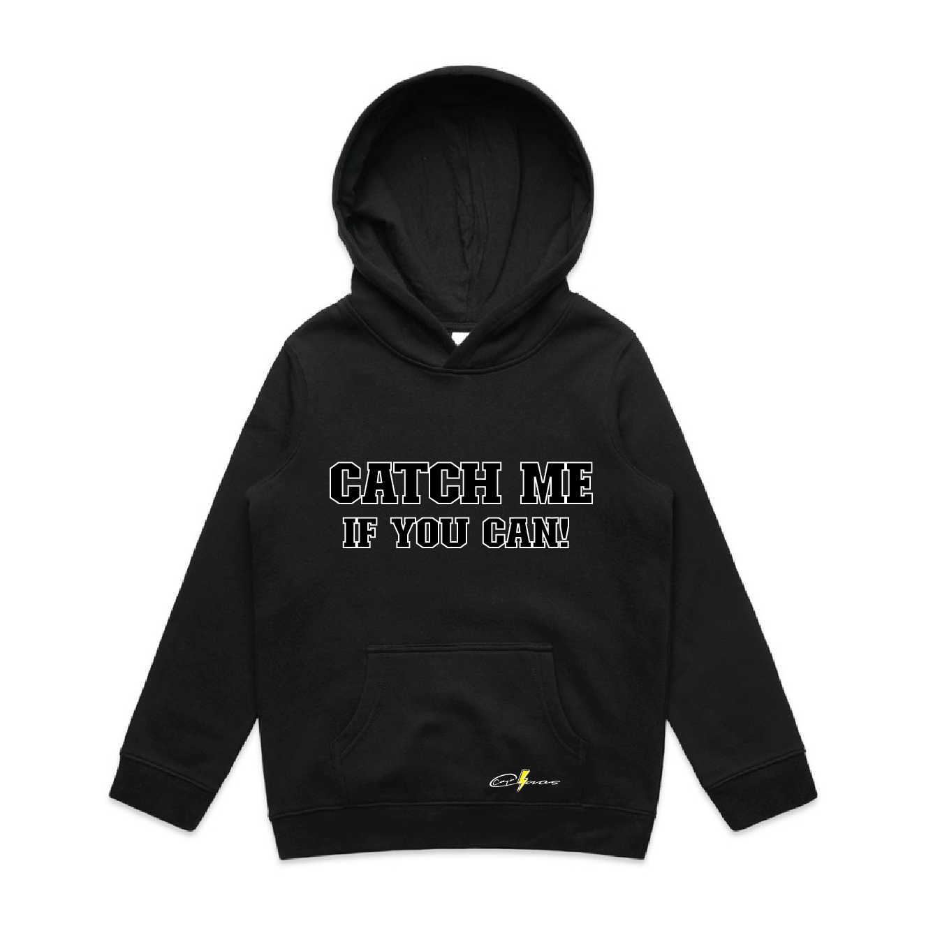"Catch Me If You Can" Kids & Youth Safety Hoodie