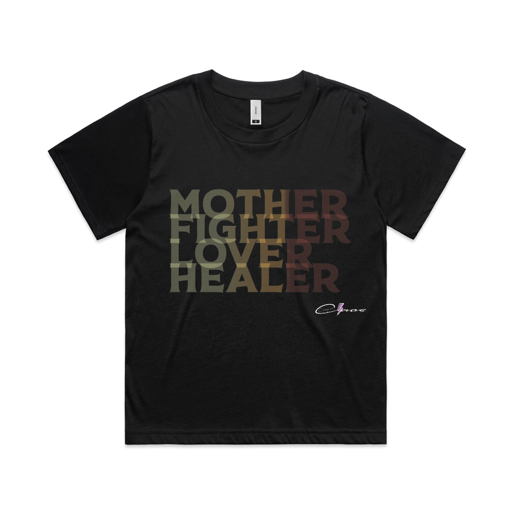 "Mother, Fighter, Lover, Healer" Women's (Relaxed Fit) Tee