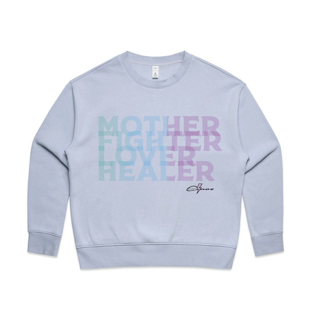 "Mother, Fighter, Lover, Healer" Premium Women's Crew