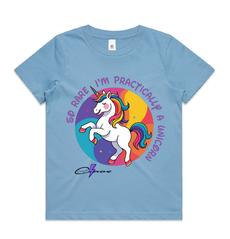 "So rare, I'm practically a unicorn" Kids & Youth Tee