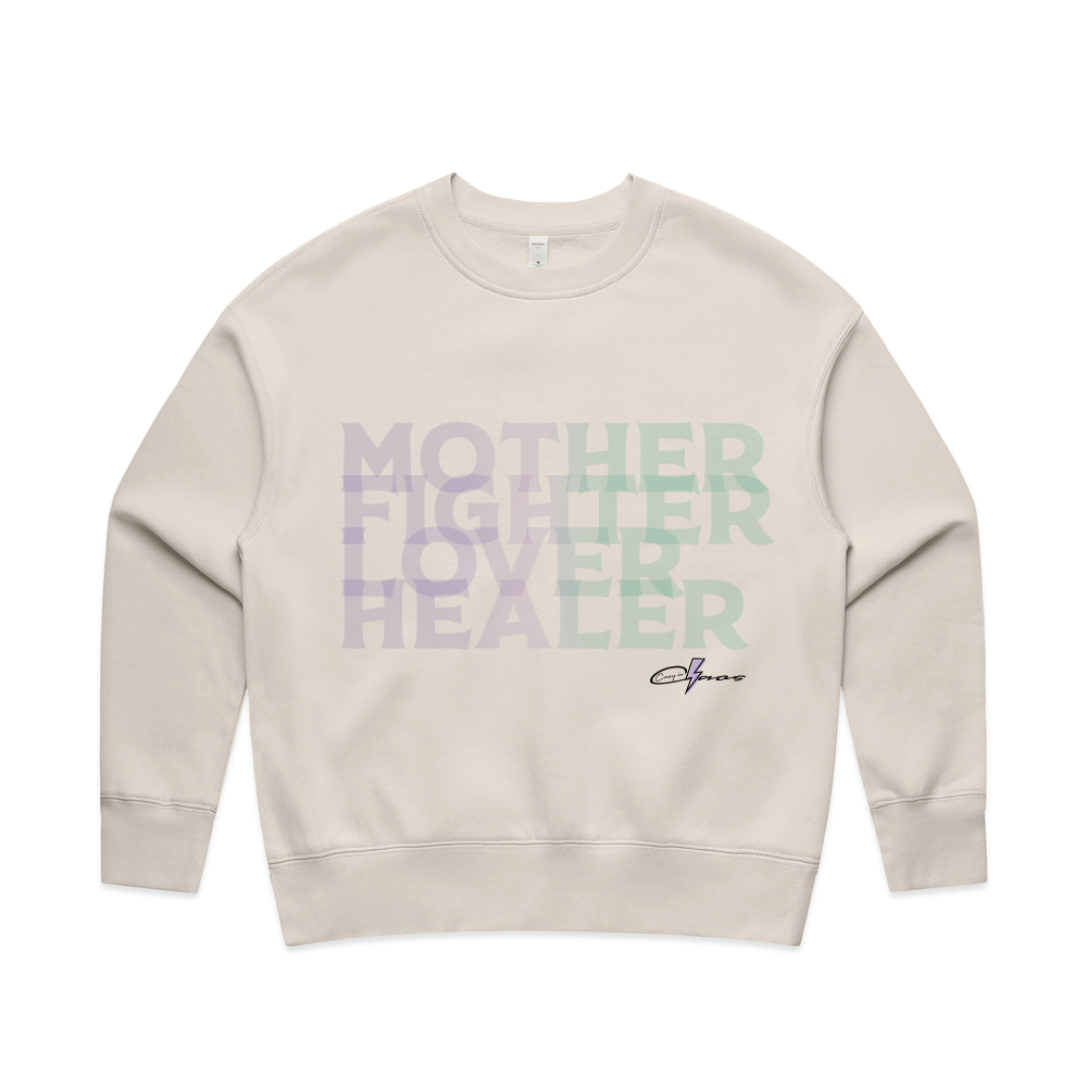 "Mother, Fighter, Lover, Healer" Premium Women's Crew