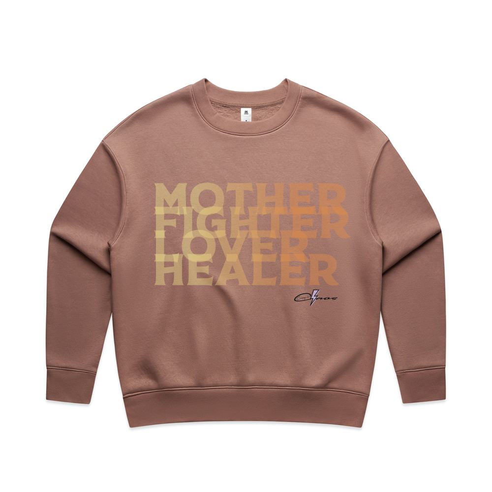 "Mother, Fighter, Lover, Healer" Premium Women's Crew