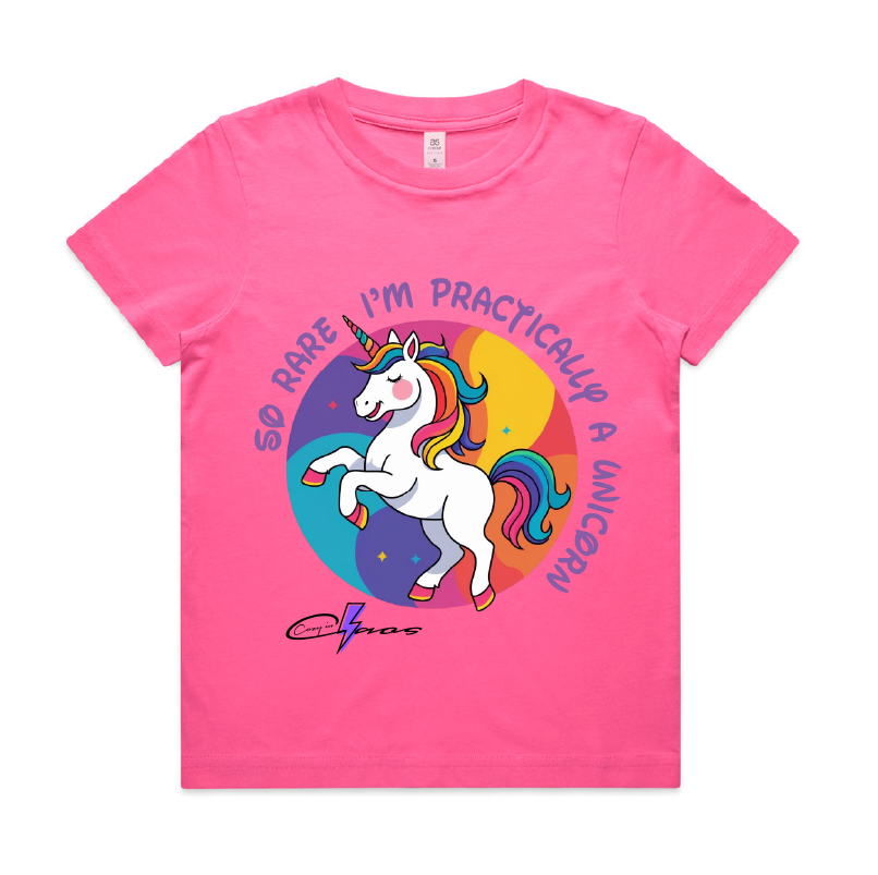 "So rare, I'm practically a unicorn" Kids & Youth Tee