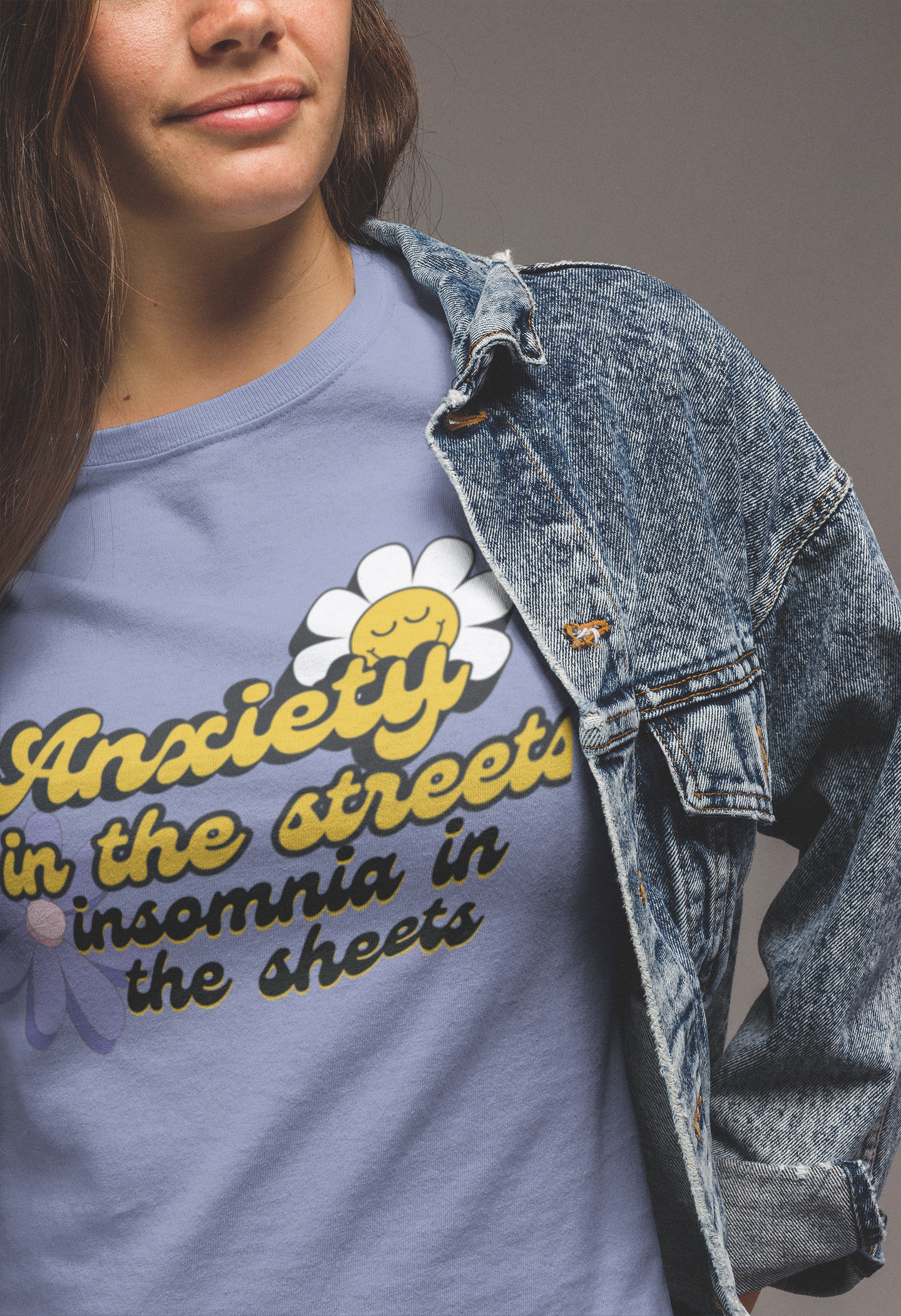 "Anxiety in the streets. Insomnia in the streets" Womens Tee