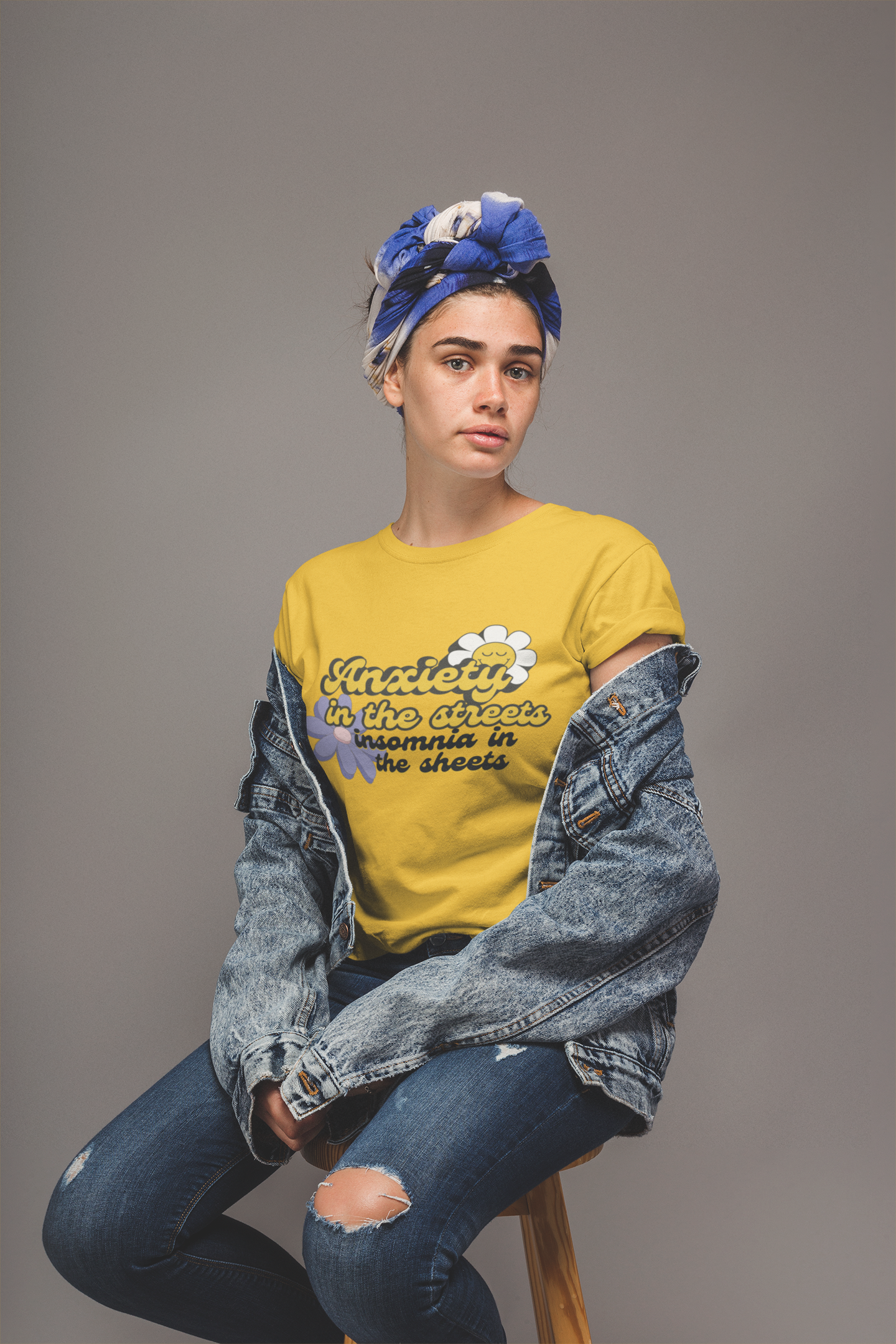 "Anxiety in the streets. Insomnia in the streets" Womens Tee