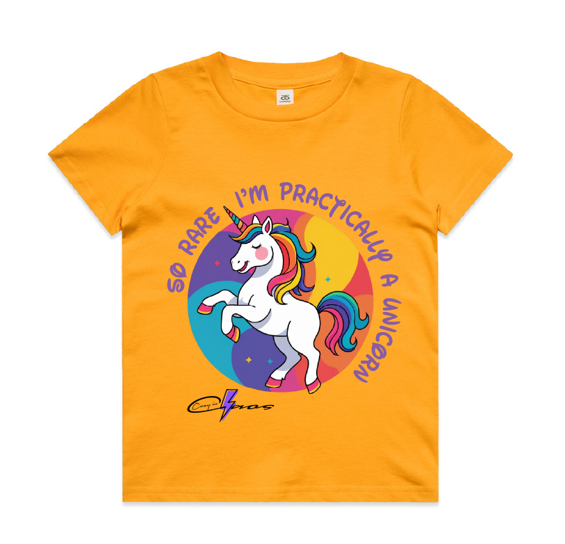 "So rare, I'm practically a unicorn" Kids & Youth Tee