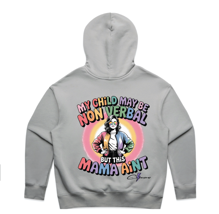 "My Child May Be Non-Verbal" Premium Women's Hoodie