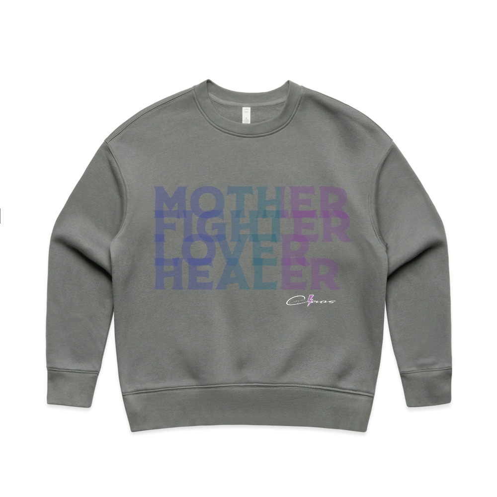 "Mother, Fighter, Lover, Healer" Premium Women's Crew