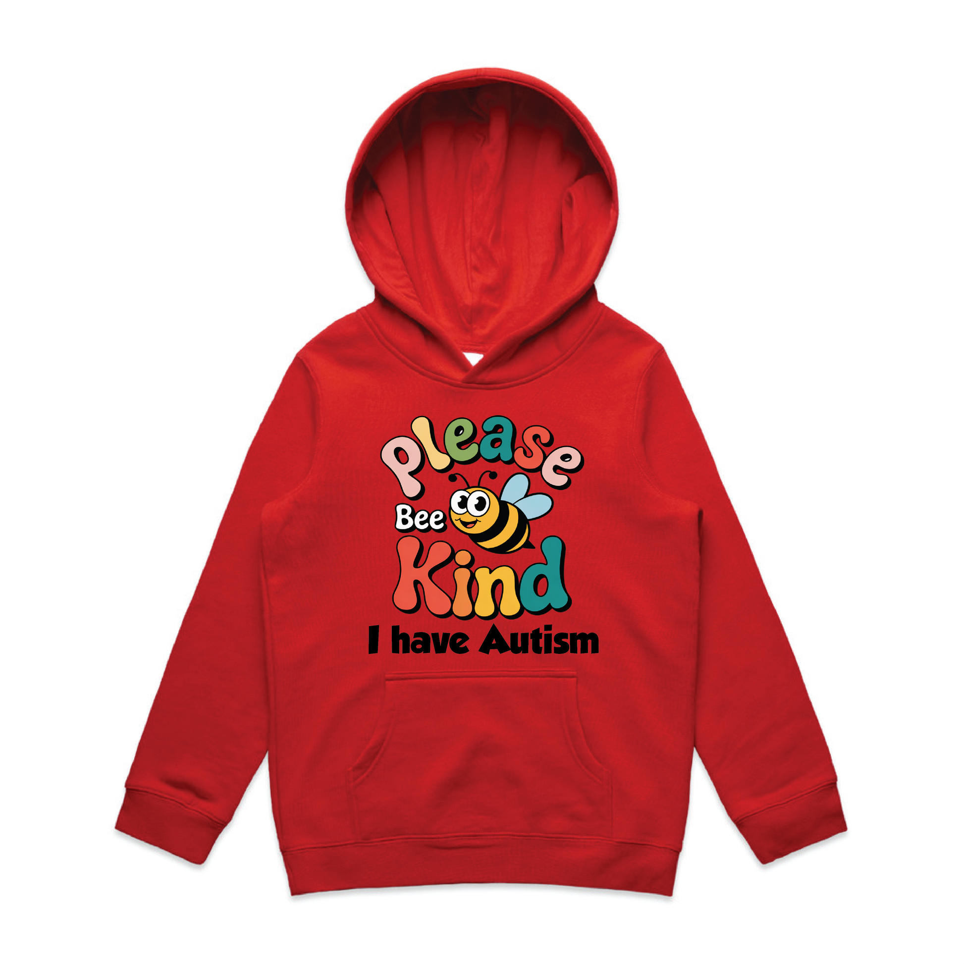 "Please Bee Kind. I Have Autism" Kids Hoodie