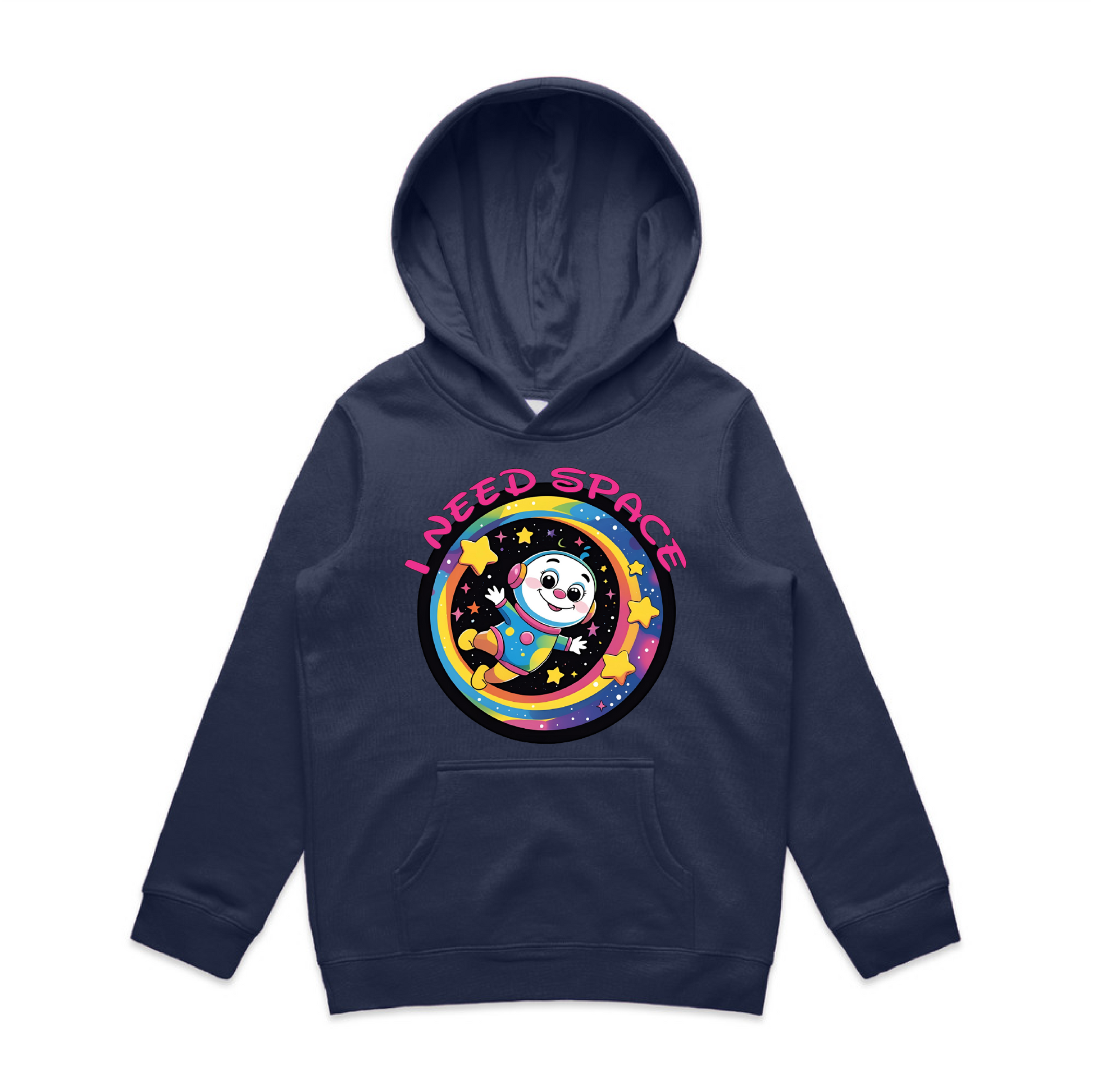 "I need space" Kids & Youth Hoodie
