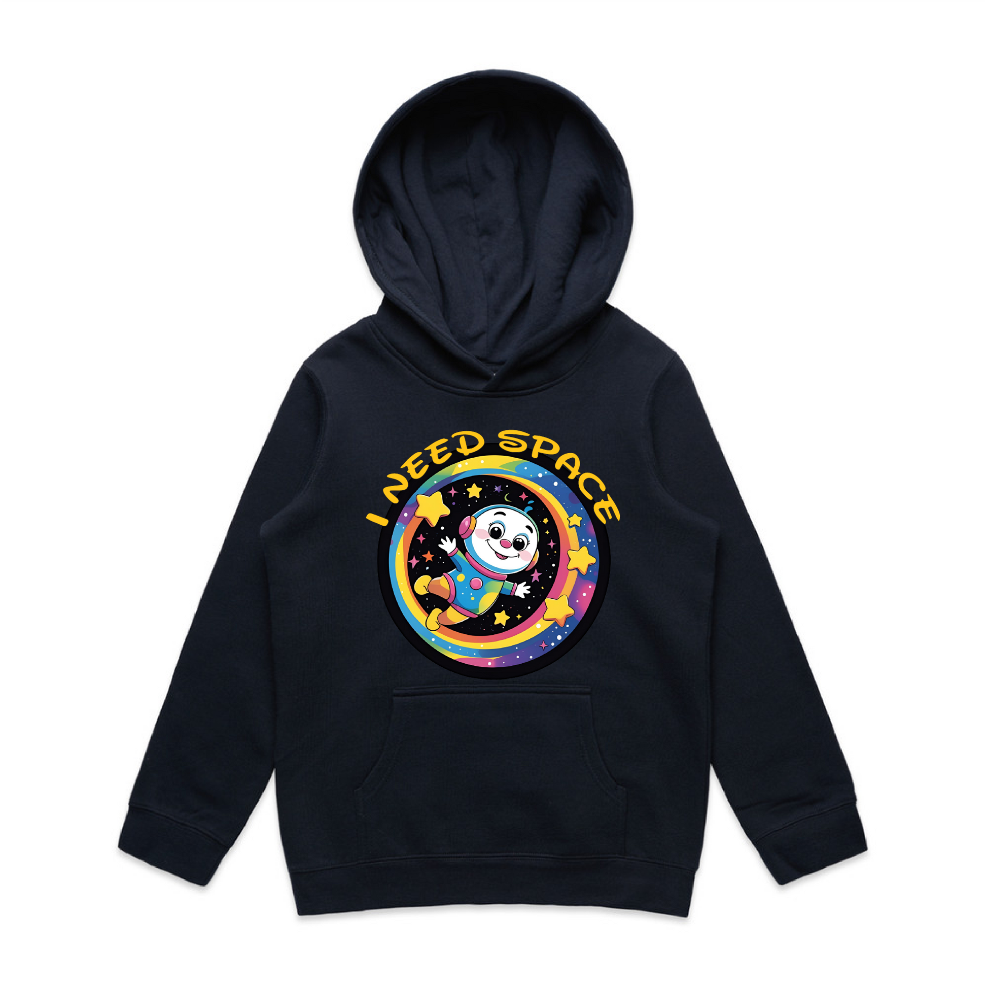 "I need space" Kids & Youth Hoodie
