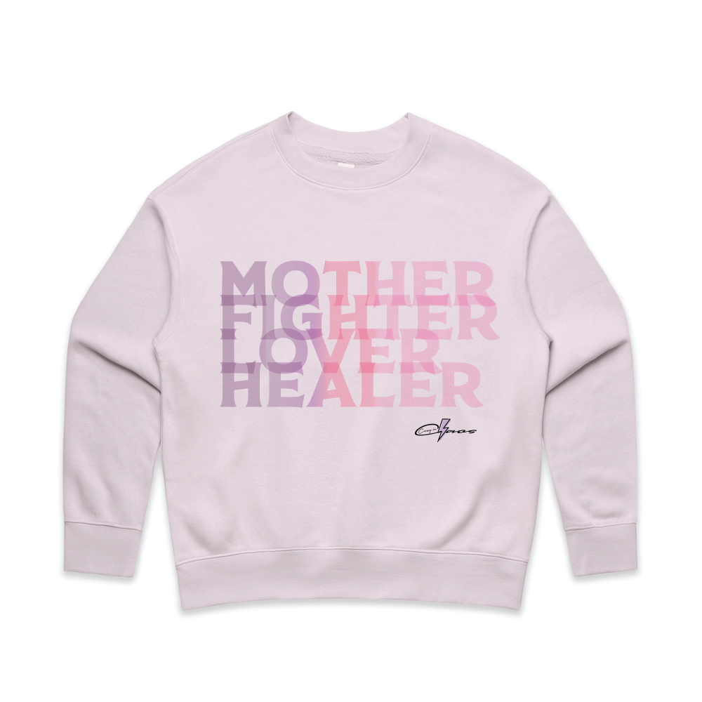 "Mother, Fighter, Lover, Healer" Premium Women's Crew