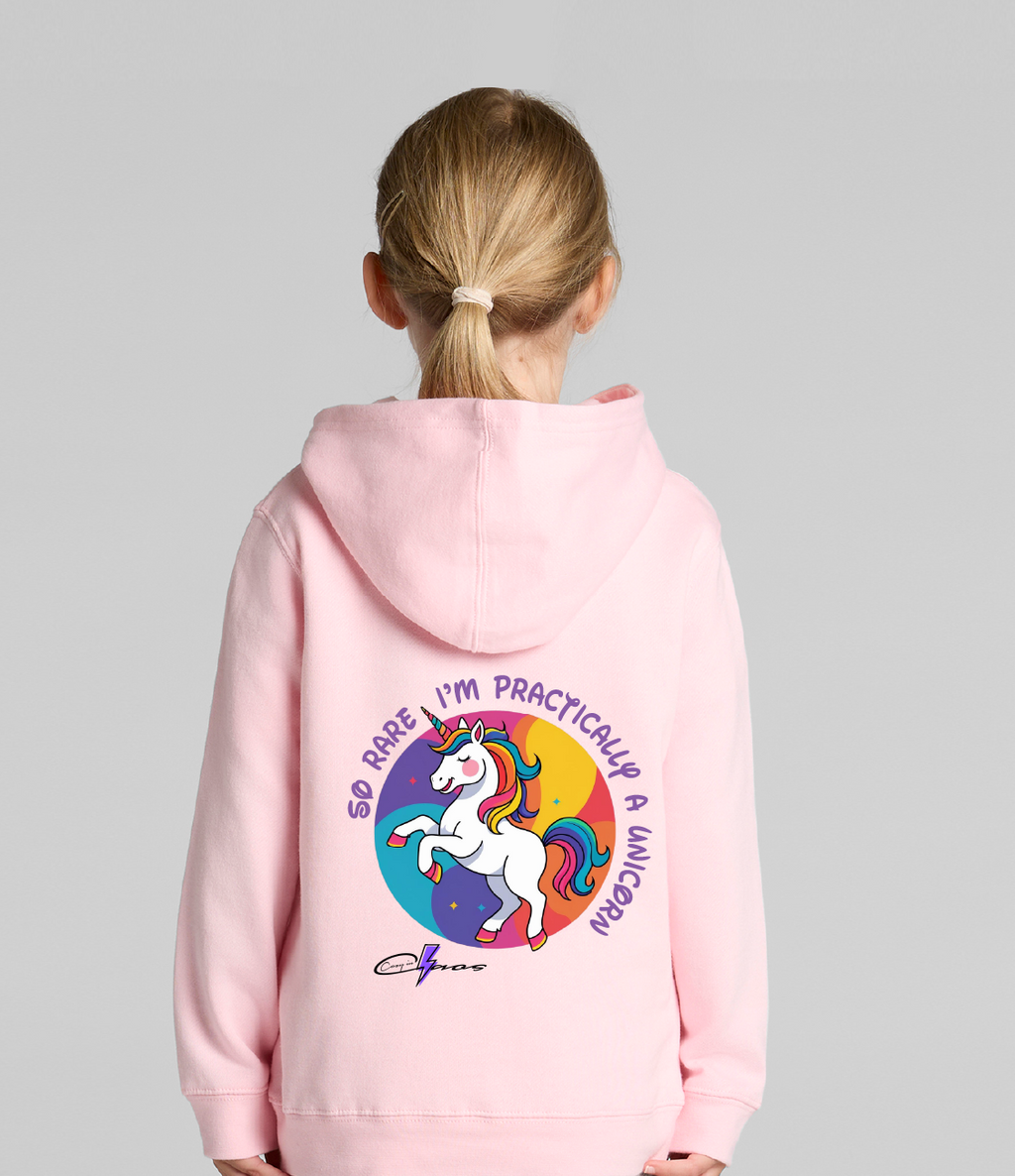 "So rare, I'm practically a unicorn" Kids & Youth Hoodie