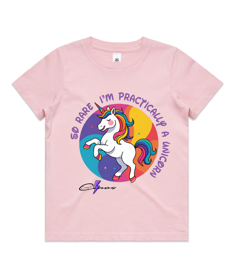 "So rare, I'm practically a unicorn" Kids & Youth Tee