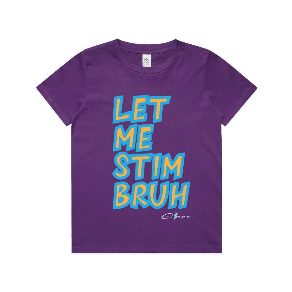 "Just let me stim bruh" Kids & Youth Tee
