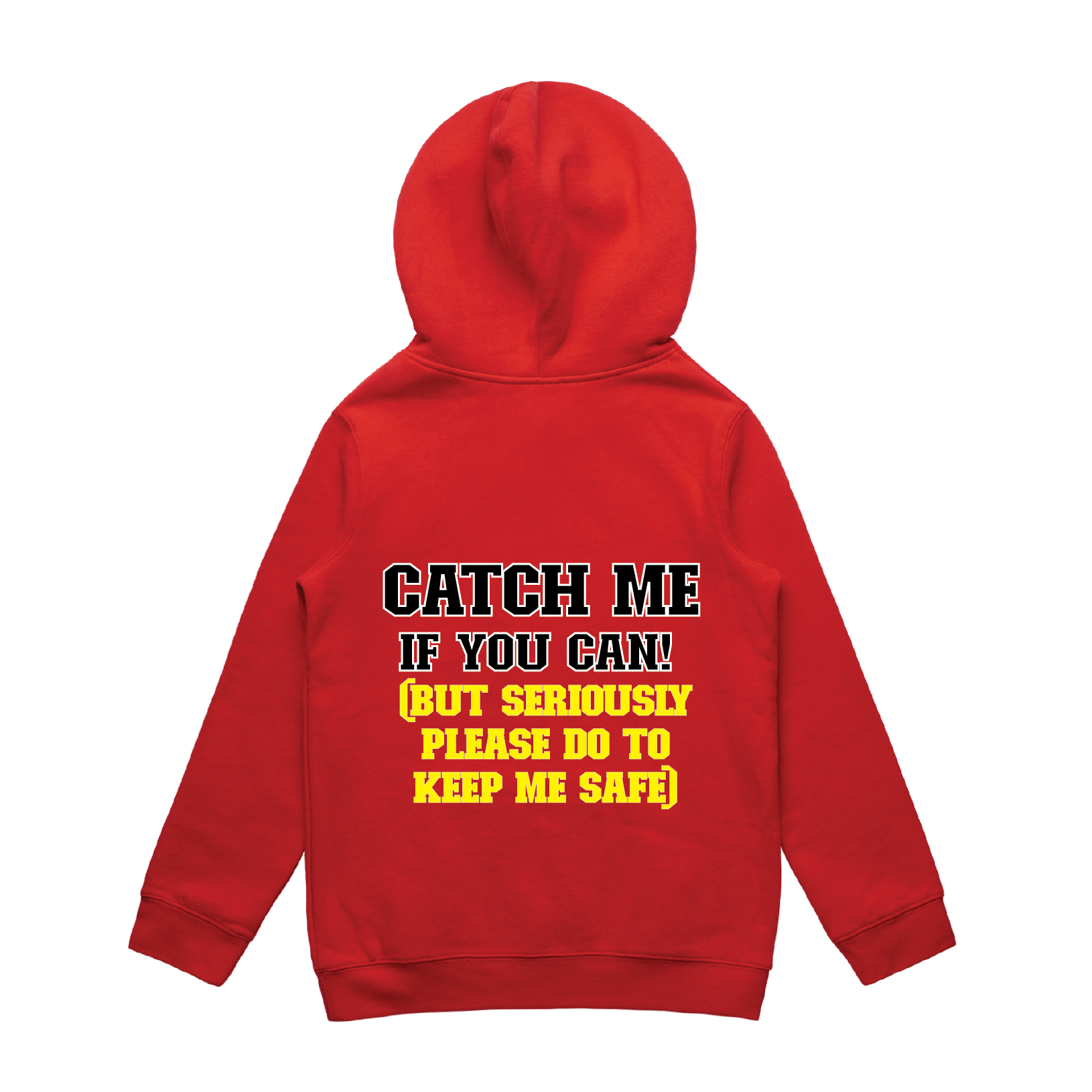 "Catch Me If You Can" Kids & Youth Safety Hoodie