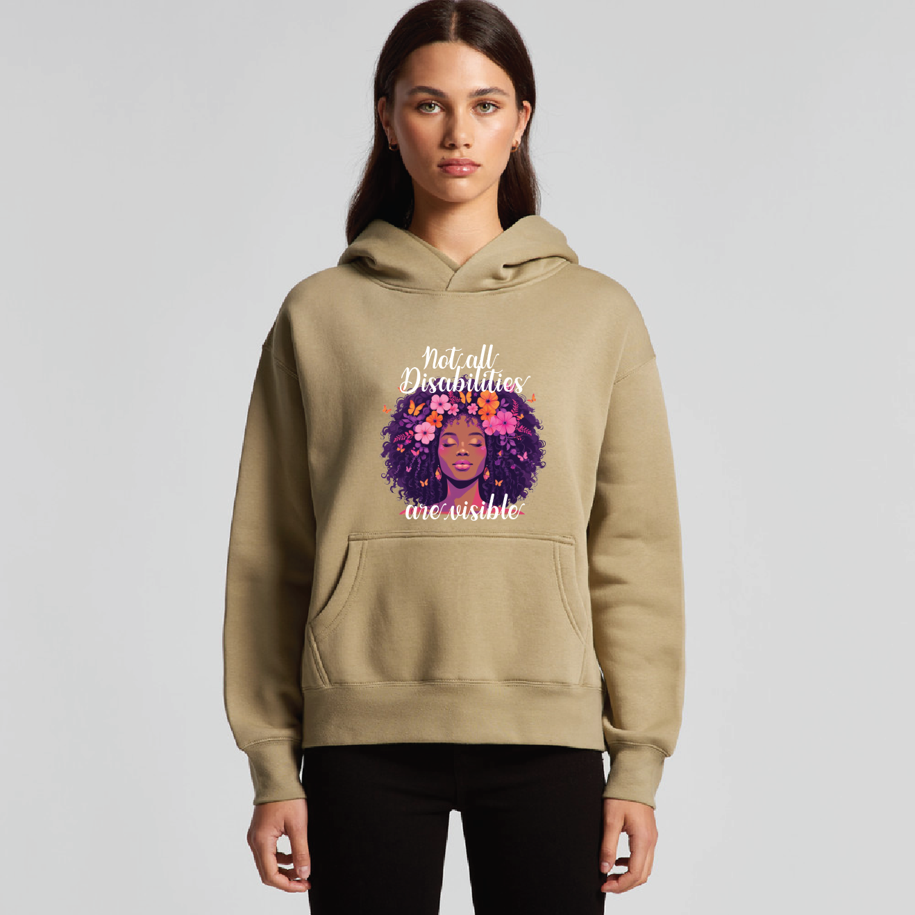 "Not all disabilities are visible" Women's Hoodie