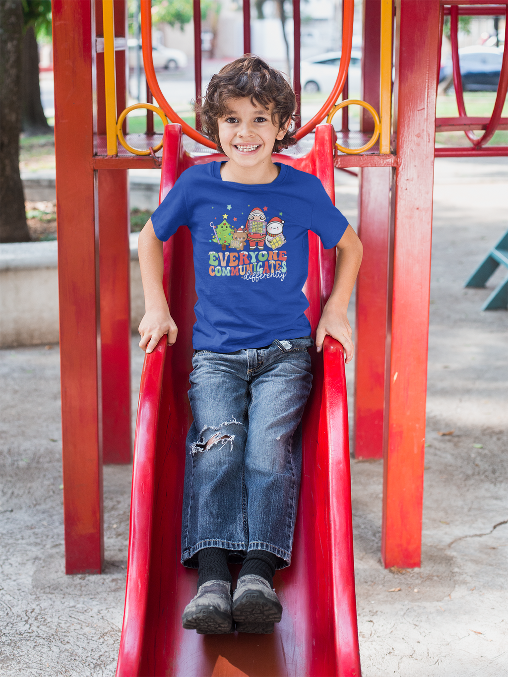 Kids T-Shirt - Everyone communicates differently (Design 3)