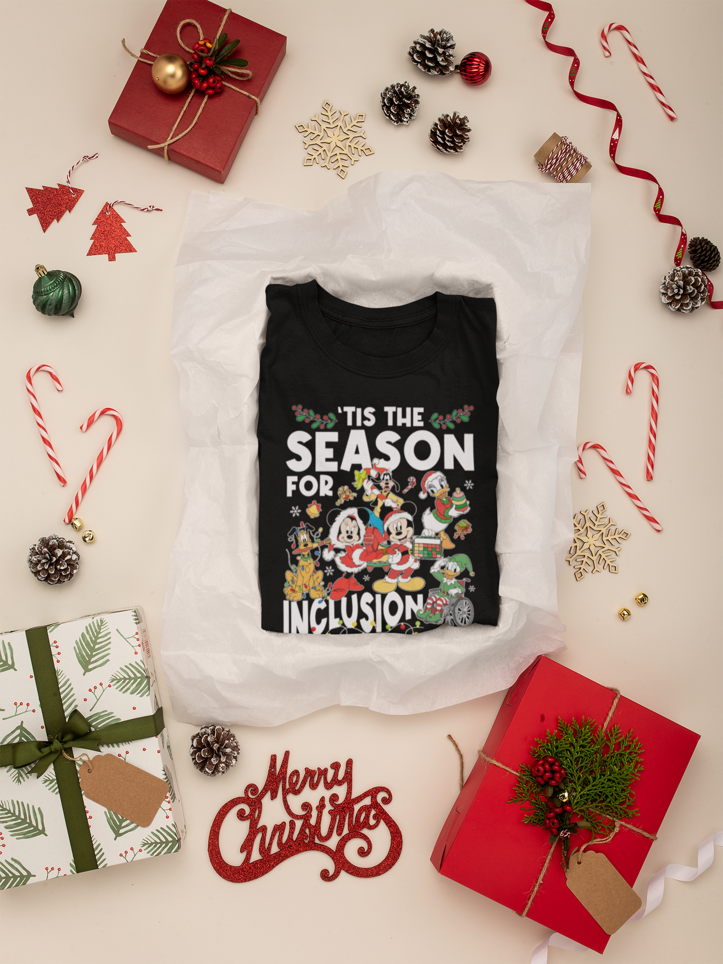 Mens T-Shirt - Tis the Season for Inclusion