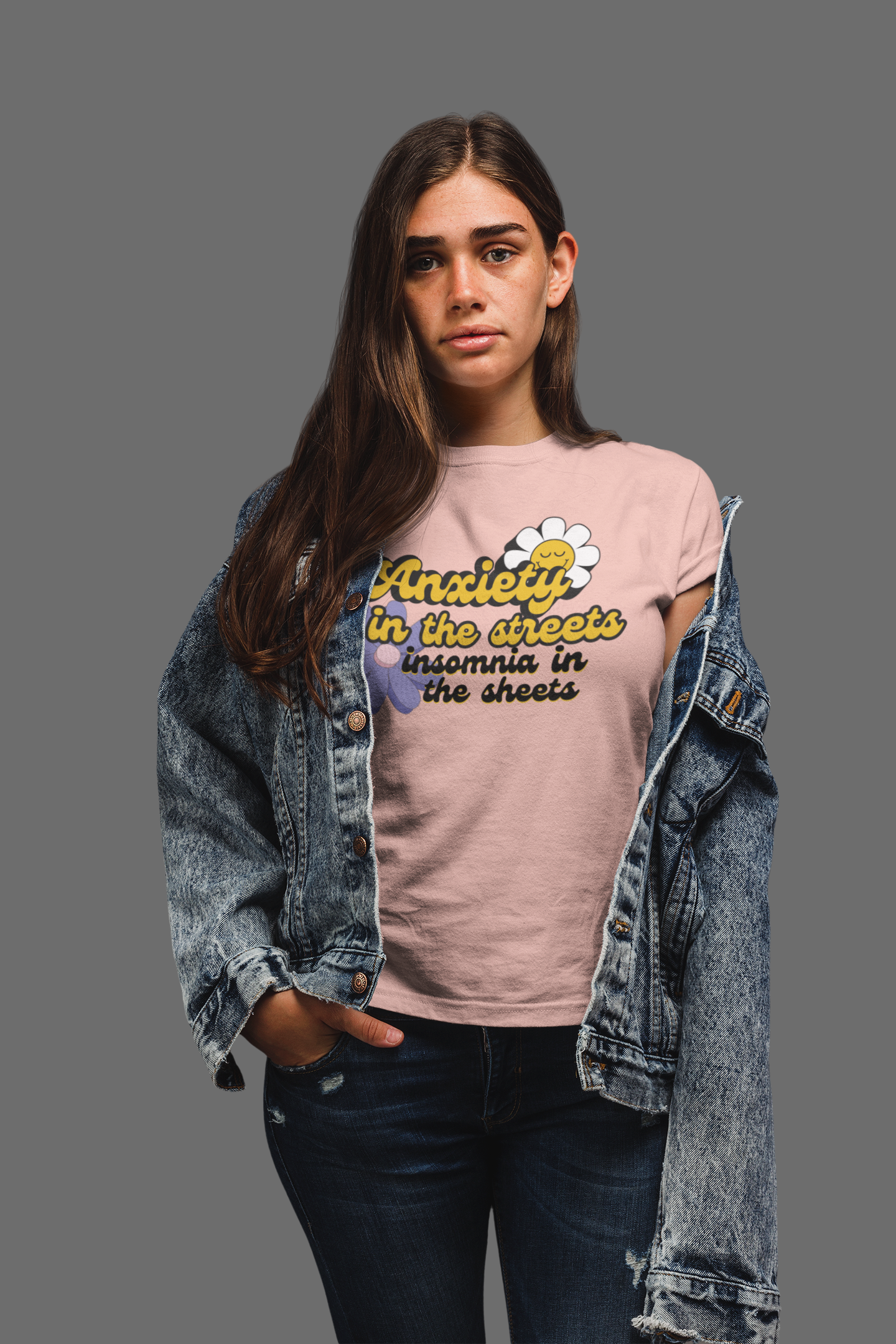 "Anxiety in the streets. Insomnia in the streets" Womens Tee