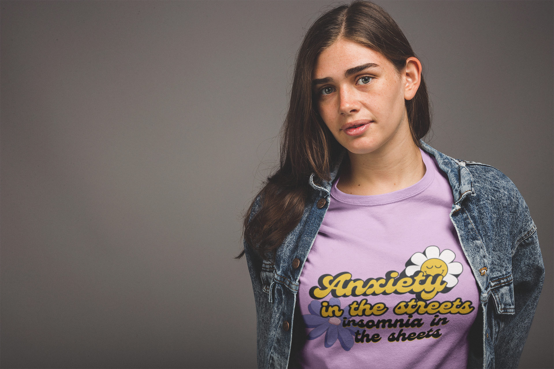 "Anxiety in the streets. Insomnia in the streets" Womens Tee